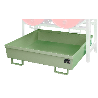 Auffangwanne FRA-2, 1380x580x850mm, 280L, Resedagrün-Beschreibung lesen
