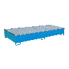Regalwanne mit PE-Einsatz RW-GR 3300-3 PE, lackiert, Lichtblau Regalwanne mit PE-Einsatz RW-GR 3300-3 PE, lackiert, Lichtblau