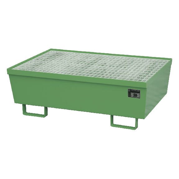 Vasca di contenimento AM-2, verniciata, verde reseda-Leggi tutto