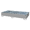 Auffangwanne AW 1000-2/PE, lackiert, Mausgrau Auffangwanne AW 1000-2/PE, lackiert, Mausgrau