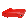Auffangwanne AO-4/A, lackiert, Feuerrot