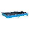 Regalwanne mit PE-Einsatz RW 2700-2 PE, lackiert, Lichtblau
