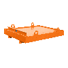 Containerwanne CW 1, 880L, Gelborange