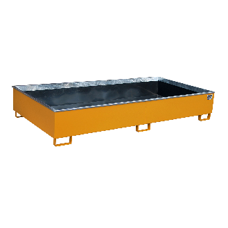 Regalwanne mit PE-Einsatz RW 2700-3 PE, lackiert, Gelborange-Beschreibung lesen