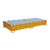 Regalwanne mit PE-Einsatz RW-GR 3300-3 PE, lackiert, Gelborange