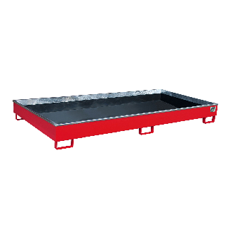 Regalwanne mit PE-Einsatz RW 2700-1 PE, lackiert, Feuerrot-Beschreibung lesen