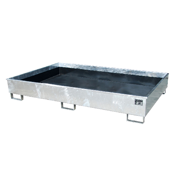 Vasca da scaffale con inserto in PE RW 2200-2 PE, zincato a caldo-Leggi tutto
