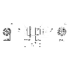 Passage de cloisons M12 Fem Droit 5p/M12 Mâle Droit 5p - BCC M455-M455-3A-RM103-000 (BCC0F45)