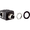 Passage de cloison M12D Fem 4p/RJ45 Fem 8p blindé - SIC6048180 Passage de cloison M12D Fem 4p/RJ45 Fem 8p blindé - SIC6048180