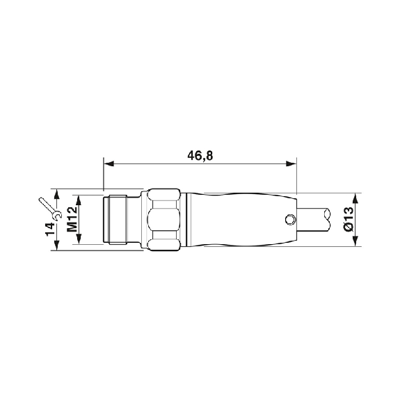 M12A Fem Coudé 4p/M12A Mâle Droit 4p; PP-EPDM Gris 3m - SAC-4P-M12MS/3,0-600/M12FR HD M12A Fem Coudé 4p/M12A Mâle Droit 4p; PP-EPDM Gris 3m - SAC-4P-M12MS/3,0-600/M12FR HD-Lire la description