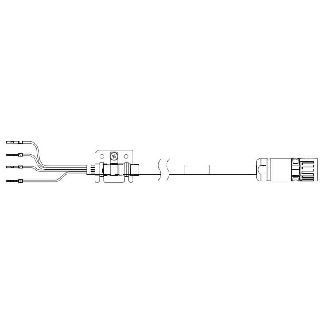 Câble puissance moteur série 1S, câble de 10m, sans frein 400v 7kW - R88A-CA1H010SF-Lire la description