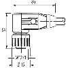 M12A Fem Coudé 8p/M12A Mâle Droit 8p; TPE UL/CSA 8x22AWG Jaune 2m - 7700-48011-U0H0200 M12A Fem Coudé 8p/M12A Mâle Droit 8p; TPE UL/CSA 8x22AWG Jaune 2m - 7700-48011-U0H0200