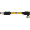 M12A Fem Coudé 8p/M12A Mâle Droit 8p; TPE UL/CSA 8x22AWG Jaune 2m - 7700-48011-U0H0200 M12A Fem Coudé 8p/M12A Mâle Droit 8p; TPE UL/CSA 8x22AWG Jaune 2m - 7700-48011-U0H0200