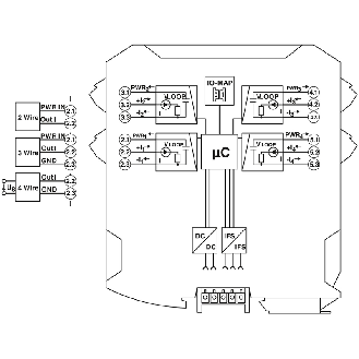 Module d'extension 4 entrées analogiques (0/4 mA ... 20 mA) - RAD-AI4-IFS-Lire la description
