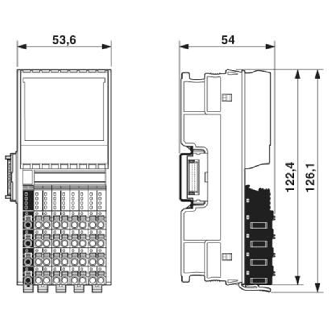 Module de température, 8 entrées RTD, Axioline F - AXL F RTD8 1F-Lire la description