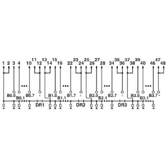 Platine 32 entrées TOR PNP - FLKM 50/32P/PLC-Lire la description