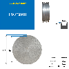Poleas Polea trapezoidal maciza PAZ3040 Polea trapezoidal de aluminio 3 ranuras tipo Z diámetro 040 mm