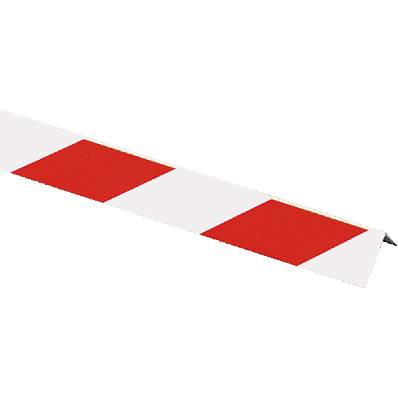 Winkelmarkierung, rot/weiß schraffiert, Aluminium, 50x990mm, ASR A1.3 Winkelmarkierung, rot/weiß schraffiert, Aluminium, 50x990mm, ASR A1.3-Beschreibung lesen