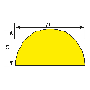 Knuffi Flächenschutzprofil Typ C+, selbstklebend/Anschrauben, gelb/schwarz, PU, 1m Knuffi Flächenschutzprofil Typ C+, selbstklebend/Anschrauben, gelb/schwarz, PU, 1m