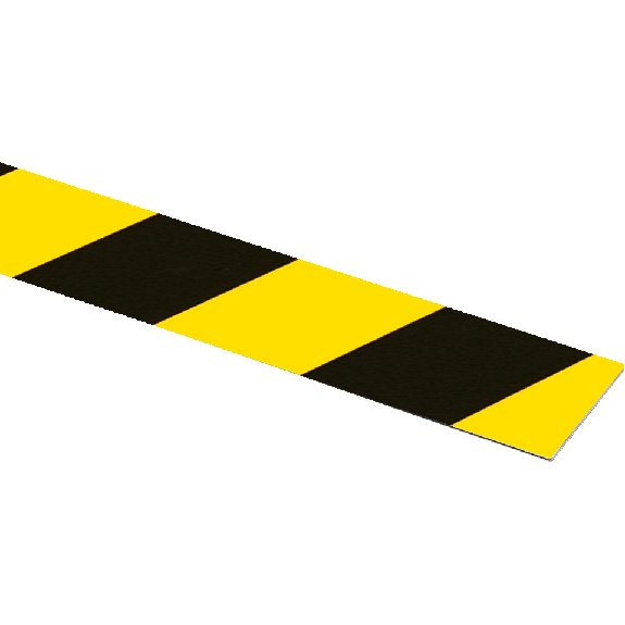 Flachmarkierung, linksweisend, gelb/schwarz schraffiert, Aluminium, 100x990mm, ASR A1.3 Flachmarkierung, linksweisend, gelb/schwarz schraffiert, Aluminium, 100x990mm, ASR A1.3-Beschreibung lesen