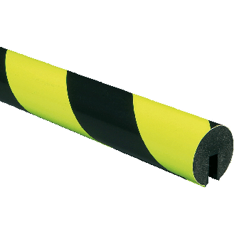 PERMALIGHT power Kantenschutzprofil Typ B, fluoresz.-nachleuchtend gelb/schwarz, PU, 1m-Beschreibung lesen