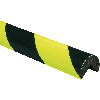 PERMALIGHT power Eckschutzprofil Typ A, fluoreszierend/nachleuchtend-gelb/schwarz, PU, 1m