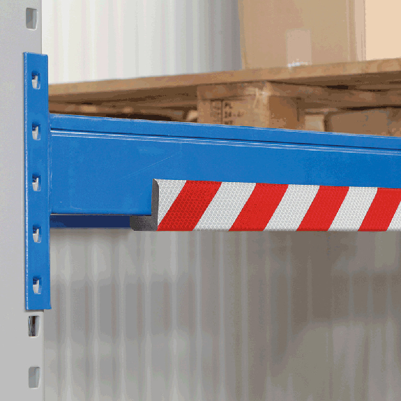 Knuffi Eckschutzprofil Reflective, Typ H+, rot/weiß reflektierend, PU-Schaum, 1m-Beschreibung lesen