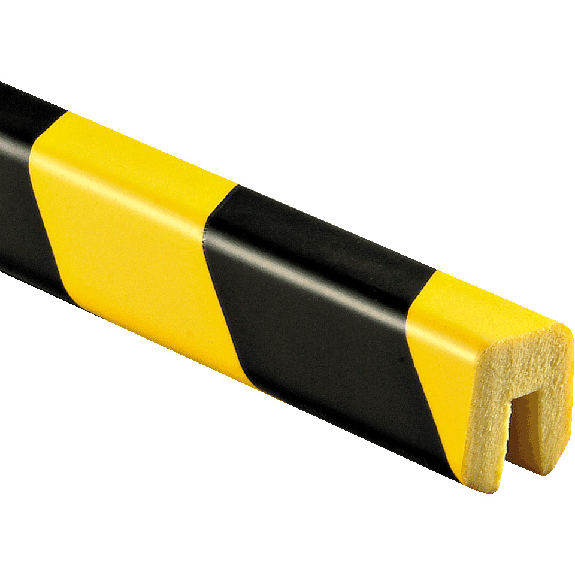 Knuffi Kantenschutzprofil Typ G, selbstklebend/zum Aufstecken, gelb/schwarz, PU, lfm Knuffi Kantenschutzprofil Typ G, selbstklebend/zum Aufstecken, gelb/schwarz, PU, lfm-Beschreibung lesen