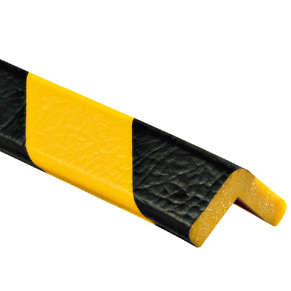 Knuffi Eckschutzprofil Typ E, magnetisch, gelb/schwarz, 1m Knuffi Eckschutzprofil Typ E, magnetisch, gelb/schwarz, 1m-Beschreibung lesen