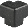 Knuffi Schutzecke Typ H, dreidimensional, selbstklebend, schwarz, PU-Schaum Knuffi Schutzecke Typ H, dreidimensional, selbstklebend, schwarz, PU-Schaum
