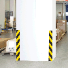 Warnmarkierungsband, mit Laminat, gelb/schwarz, 50mm, 16,5m, je 1 Rolle rechts/links/VE, ASR A1.3