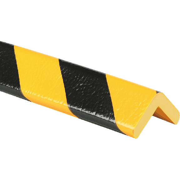 Knuffi Eckschutzprofil Typ H, selbstklebend/zum Anschrauben, gelb/schwarz, PU, lfm Knuffi Eckschutzprofil Typ H, selbstklebend/zum Anschrauben, gelb/schwarz, PU, lfm-Beschreibung lesen