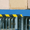 Knuffi Eckschutzprofil Typ H, selbstklebend/zum Anschrauben, gelb/schwarz, PU, lfm Knuffi Eckschutzprofil Typ H, selbstklebend/zum Anschrauben, gelb/schwarz, PU, lfm