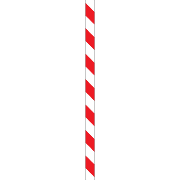 Warnmarkierungsstreifen, ASR A1.3, rot/weiß, Folie, selbstklebend, 1000x50mm, 10/VE Warnmarkierungsstreifen, ASR A1.3, rot/weiß, Folie, selbstklebend, 1000x50mm, 10/VE-Beschreibung lesen
