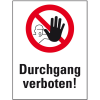 Warnaufsteller Leicht, Durchgang verboten!, rot, Polypropylen, 350x650mm, 300g, ASR A1.3 Warnaufsteller Leicht, Durchgang verboten!, rot, Polypropylen, 350x650mm, 300g, ASR A1.3