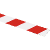 Flachmarkierung, rechtsweisend, rot/weiß schraffiert, Aluminium, 100x990mm, ASR A1.3 Flachmarkierung, rechtsweisend, rot/weiß schraffiert, Aluminium, 100x990mm, ASR A1.3