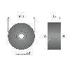 Aimant Ø 30x10 mm - M-30 Aimant Ø 30x10 mm - M-30