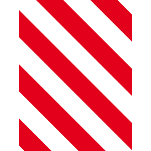 Warnaufsteller Leicht, rot/weiß schraffiert, Polypropylen, 350x650mm, 300g, ASR A1.3 Warnaufsteller Leicht, rot/weiß schraffiert, Polypropylen, 350x650mm, 300g, ASR A1.3-Beschreibung lesen