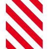 Warnaufsteller Leicht, rot/weiß schraffiert, Polypropylen, 350x650mm, 300g, ASR A1.3 Warnaufsteller Leicht, rot/weiß schraffiert, Polypropylen, 350x650mm, 300g, ASR A1.3