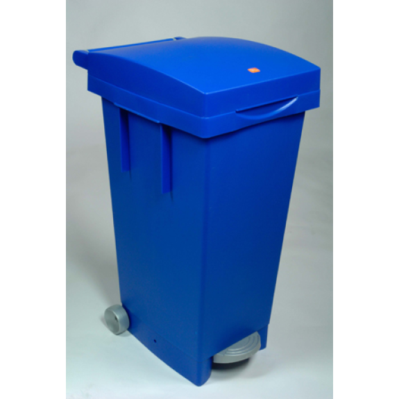 Mini conteneur  80 litres  bleu-Lire la description
