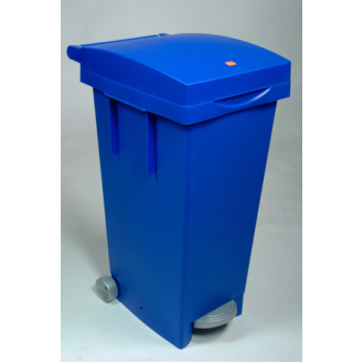 Mini conteneur  80 litres  bleu-Lire la description