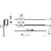 DPI M12 PNP NF P12mm quasi-noyé 65(48)mm Laiton 10-30Vdc / M12 4P - IME12-06BPOZC0S