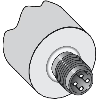 DPI M12 PNP NF P12mm quasi-noyé 65(48)mm Laiton 10-30Vdc / M12 4P - IME12-06BPOZC0S-Lire la description