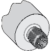DPI M12 PNP NF P12mm quasi-noyé 65(48)mm Laiton 10-30Vdc / M12 4P - IME12-06BPOZC0S