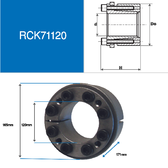 CMW - Klemmring RCK71 Durchmesser 120 X 165-Beschreibung lesen