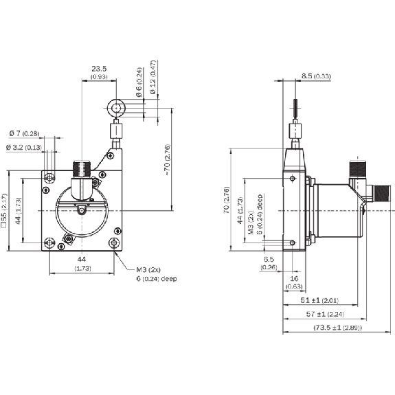 Codeur à câble absolu EcoLine 0...1,25 m, IO-Link, M12 4P - BCG05-Q1PM0161 Codeur à câble absolu EcoLine 0...1,25 m, IO-Link, M12 4P - BCG05-Q1PM0161-Lire la description