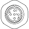 Codeur à câble absolu 0-10m, 4-20mA, M12 5P