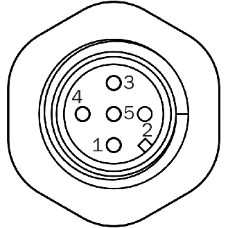 Codeur à câble absolu 0-10m, 4-20mA, M12 5P-Lire la description