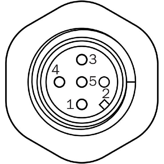 Codeur à câble absolu 0-10m, 4-20mA, M12 5P-Lire la description
