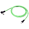 Câble Ethernet FH-V7, angle droit 10 m, connecteur M12 - FHV-VNLB 10M